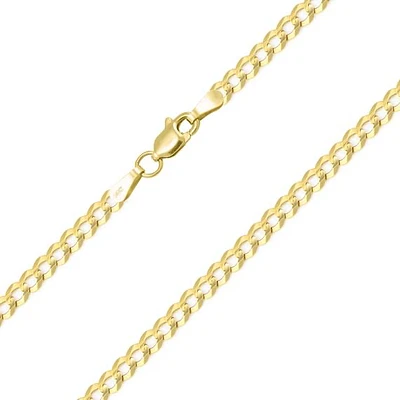 Cuban Flat Hollow 3.5MM Link Chain