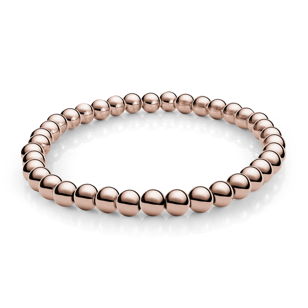 Rose Gold Steel Ball Bracelet