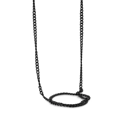 3.3mm Black Matte Curb Chain