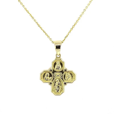 Four-Way Cross 13MM Pendant