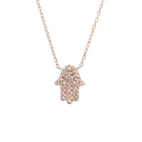 Petit Hamsa 14K Necklace