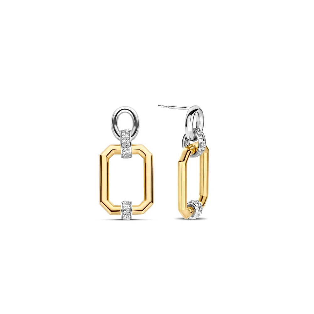 Classic Edge Drop Earrings