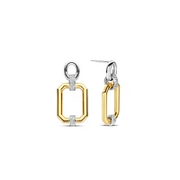 Classic Edge Drop Earrings