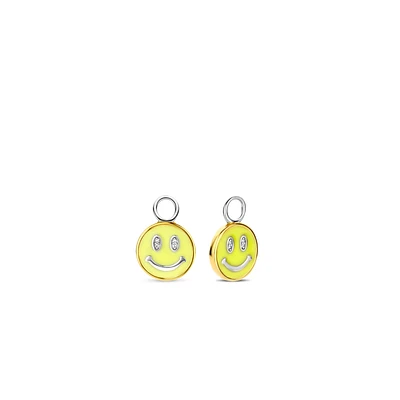 Smiley Enamel Ear Charms