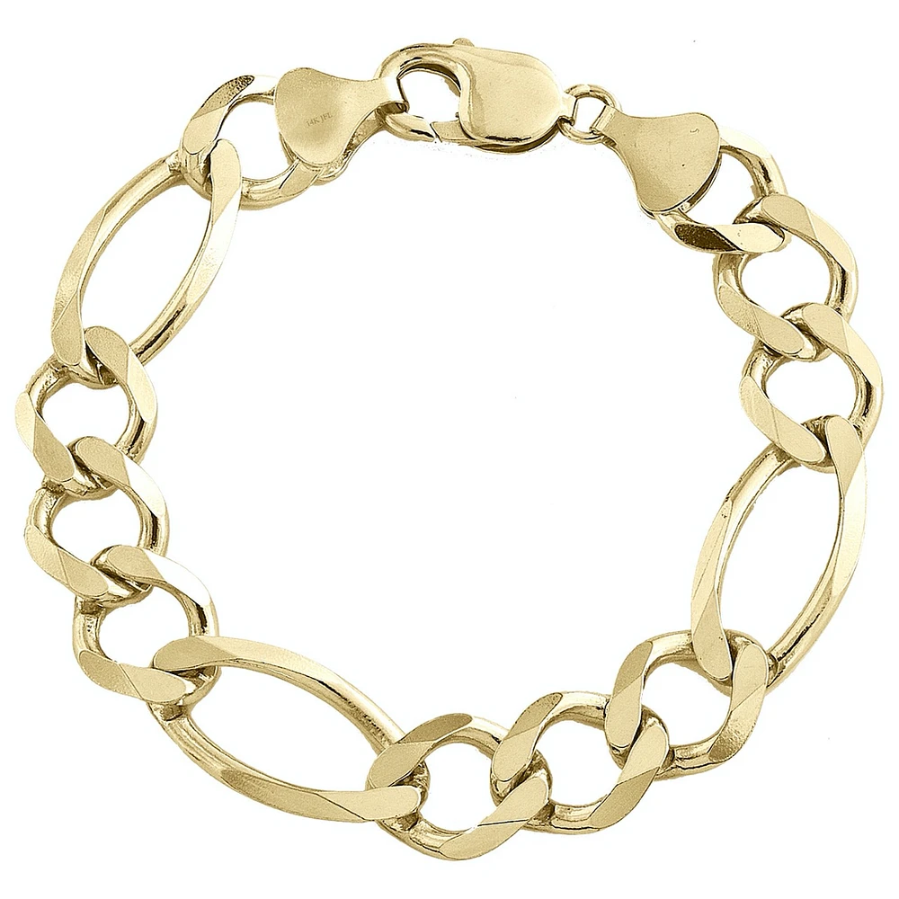 Figaro Solid 12mm Link Chain