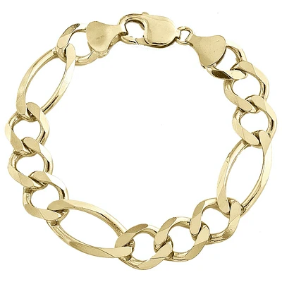 Figaro Solid 12mm Link Chain