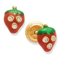 Sweet Strawberry Stud Earrings