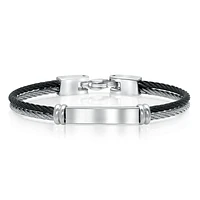 Double Cable Ip Plate Kids Bracelet