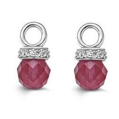 Fuchsia Zirconia Ear Charm