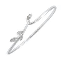 Diamond Vine Bangle Bracelet