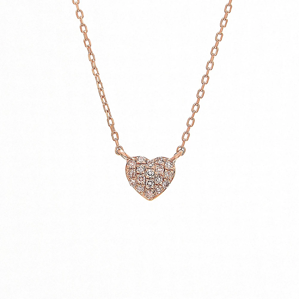 Petit Heart Diamond Necklace