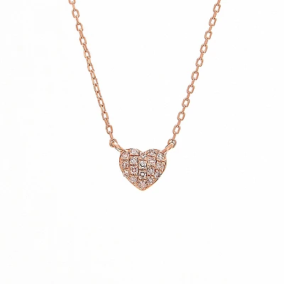 Petit Heart Diamond Necklace