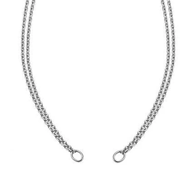 Double Open Silver Chain
