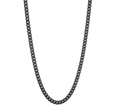 4.6mm Black IP Steel Curb Chain