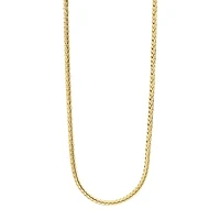 3.5mm Yellow IP Steel Foxtail Byzantine Chain