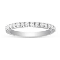 .16ct Half Diamond Band