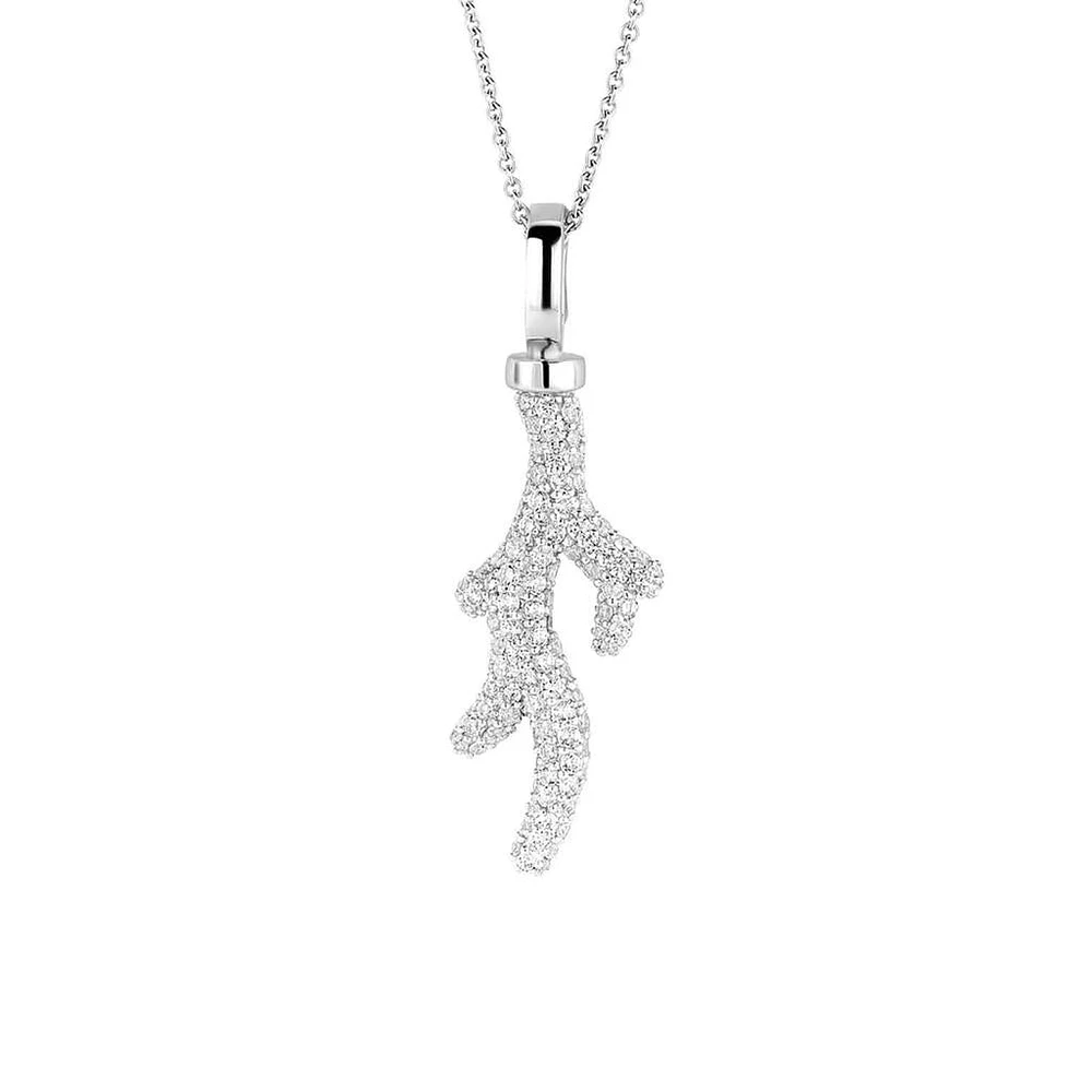 Sparkling Coral Necklace