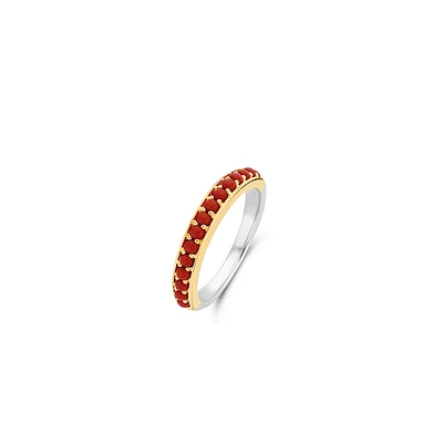 Radiant Coral Ring