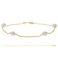 Gold Pearl Bracelet