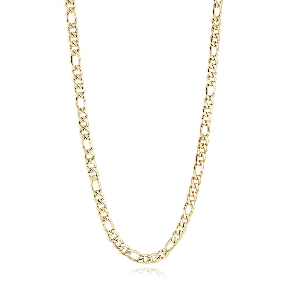 4.5mm Yellow Ip Steel Figaro Chain