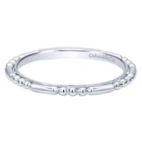 14K White Gold Sculptured Ring