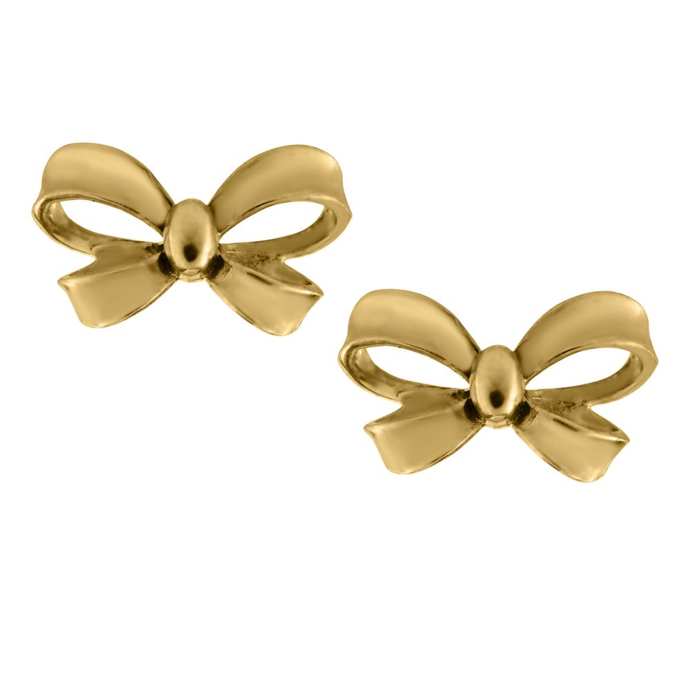 Golden Bow Earrings