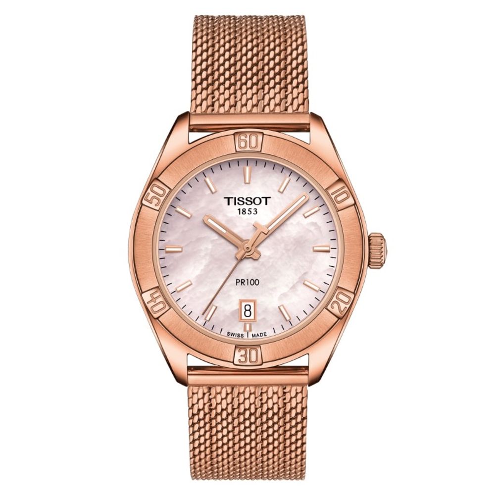 PR 100 Rose Mesh 36mm Watch