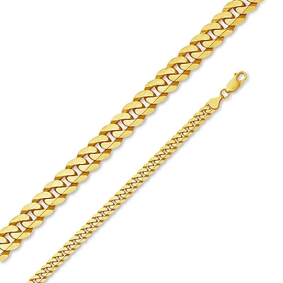 Cuban Flat 6mm Link Chain
