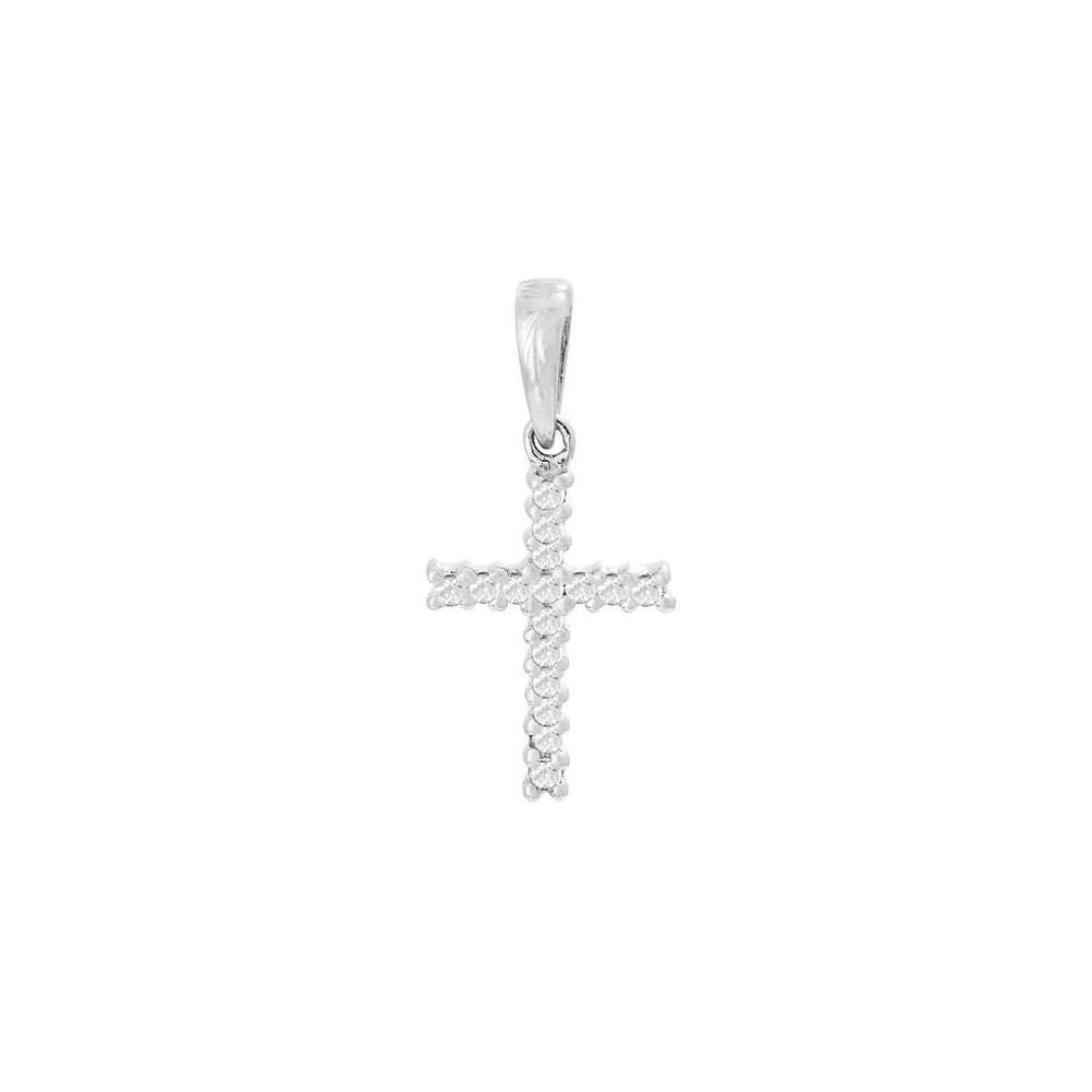 .06ct Diamond Cross Pendant
