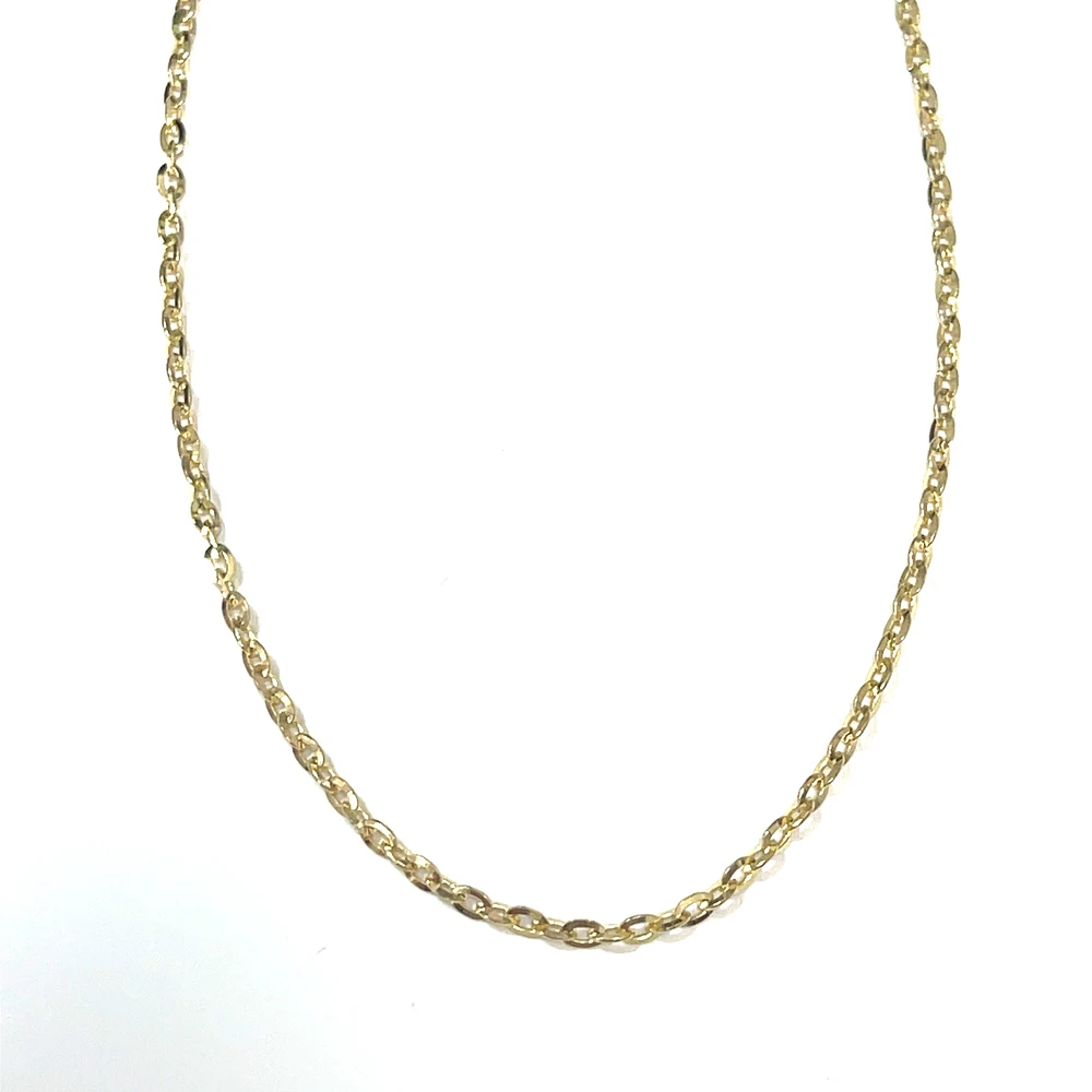 Flat Oval Cable 2MM Chain