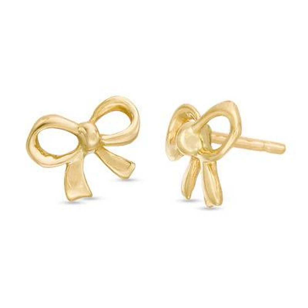 Pretty Bow Stud Earrings