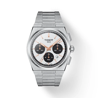 PRX Automatic Chronograph 42mm Black/White