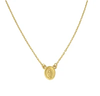 Mini Milagrosa Virgin Necklace