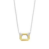 Classic Edge Rectangle Necklace