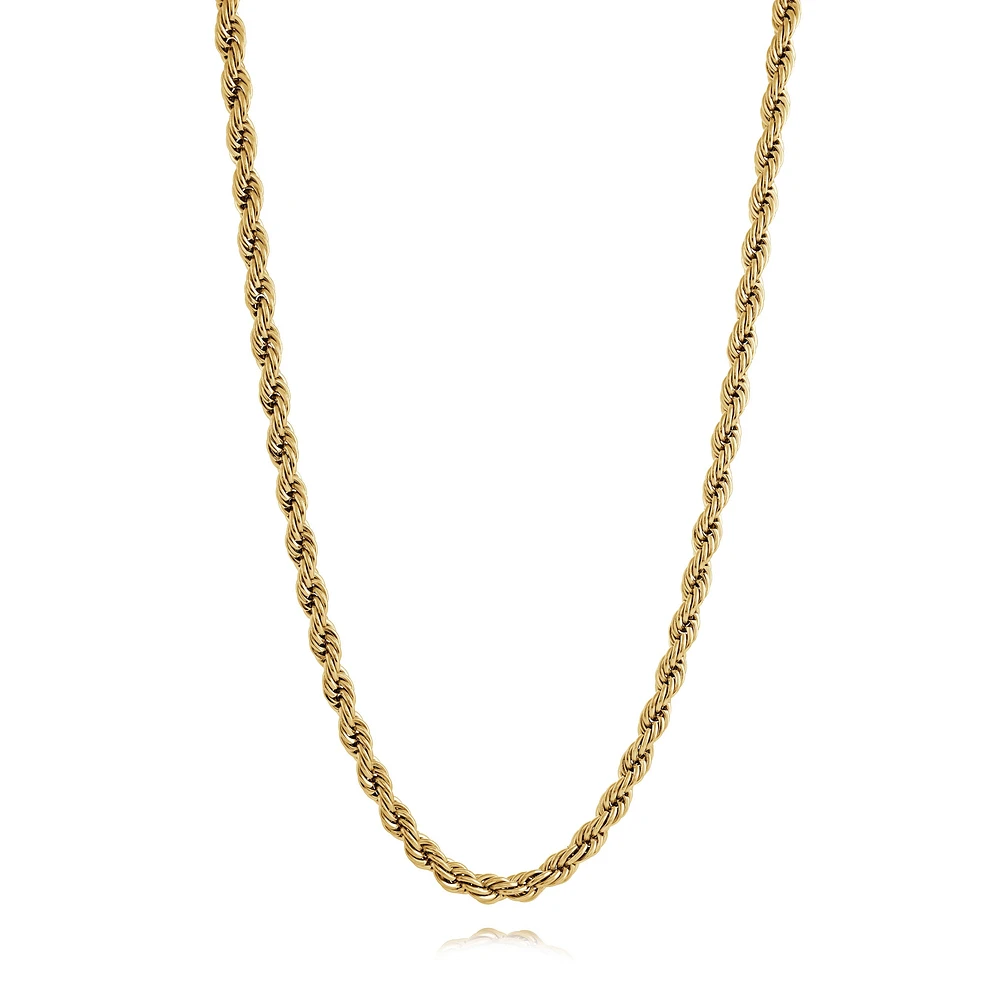 5mm Gold Ip Steel Rope Chain