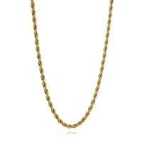 5mm Gold Ip Steel Rope Chain