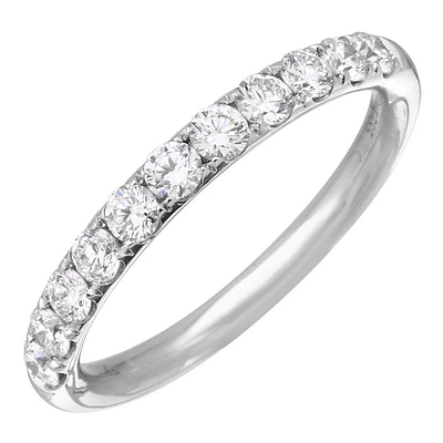 .54ct Half Diamond Wedding Band
