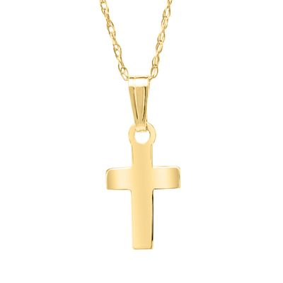 Smooth Cross Kids Necklace