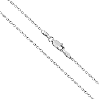 Cable Chain 1.5MM Link White Gold