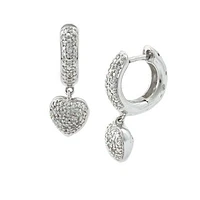Silver Heart Earrings