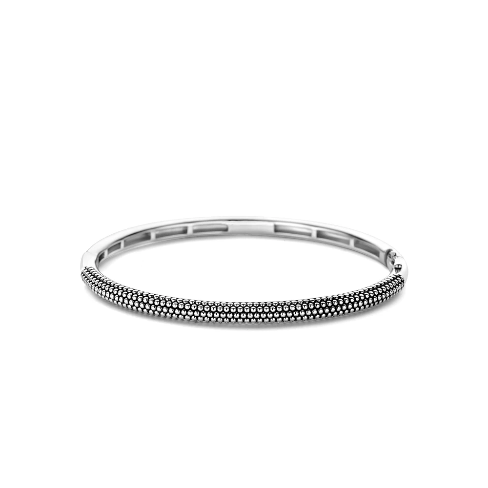 Urchin Silver Bangle Bracelet