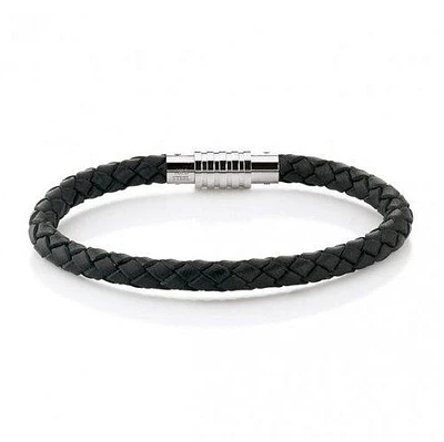 Black Leather Bracelet