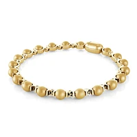 Sandblasted Gold IP Magnetic Bracelet