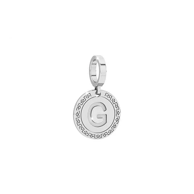 Round Initial G Pendant