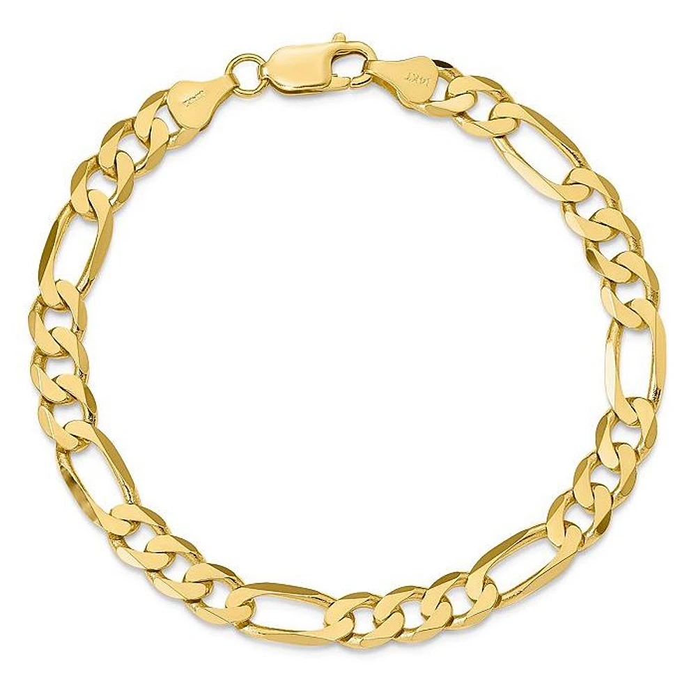 Figaro Solid 7mm Link Chain