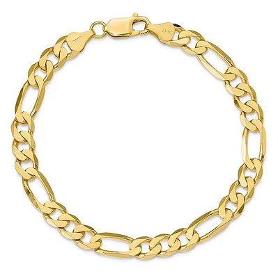 Figaro Solid 7mm Link Chain