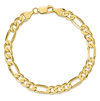 Figaro Solid 7mm Link Chain