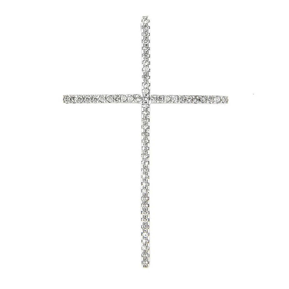 Cross Pendant with .17ct Diamonds