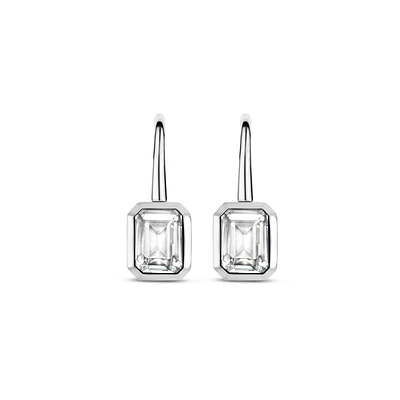 Clear Gem Earrings