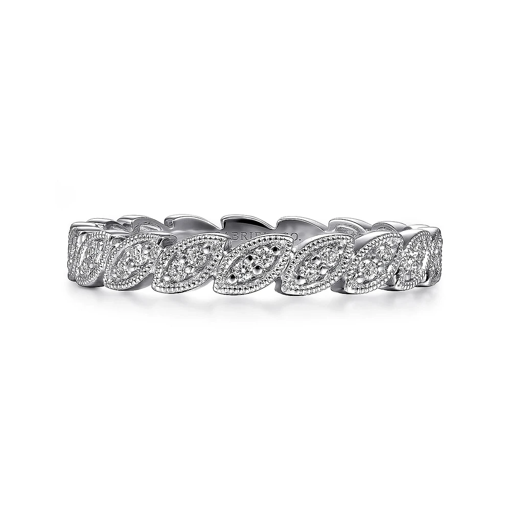 Leaves Diamond Ring